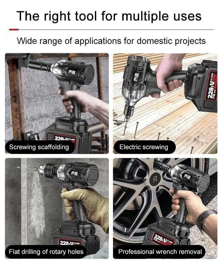 Tournevis Électrique Brushless – Puissance Maximale, Zéro Usure et Performances Pro – Économisez 60% 💎⚡🔧