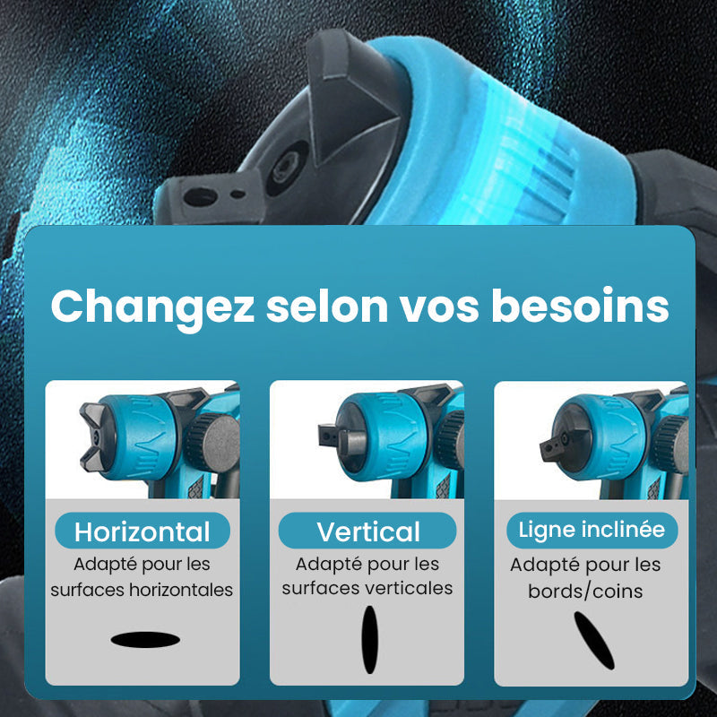 ⏳ Offre Spéciale à Durée Limitée ⏰ Pistolet à Peinture Électrique Sans Fil — Puissant, Léger et Pratique 🔫