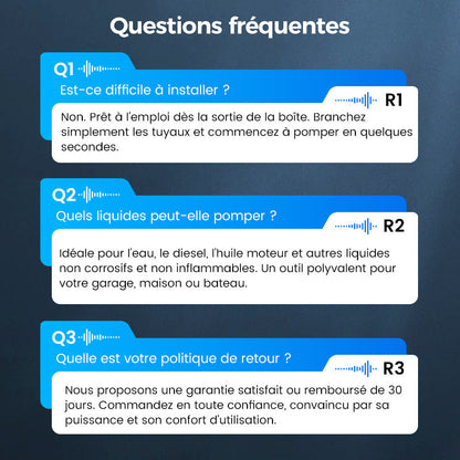 51% de réduction ! Ensemble Pompe à Huile et Eau Haute Puissance — Performances Élevées, Portable et Multifonctionnel 💪🔋✨