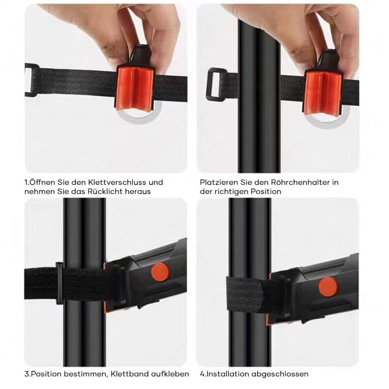 Cadeau idéal : Feu arrière LED pour vélo — sécurité et visibilité maximales 🚴✨ À moitié prix aujourd'hui seulement !