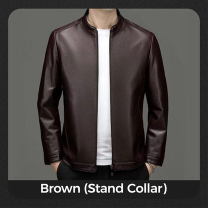 ❄️Soldes d'hiver : 50 % de réduction🔥Veste en Cuir PU Classique pour Homme