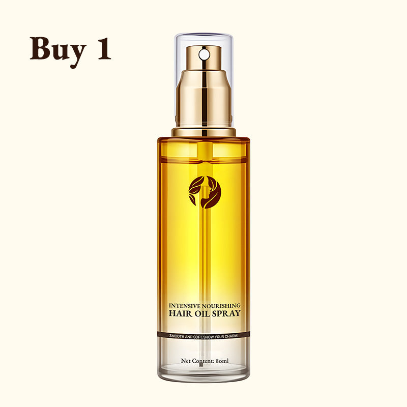 Huile capillaire nourrissante intensive en spray — soin rapide, brillance et force des cheveux