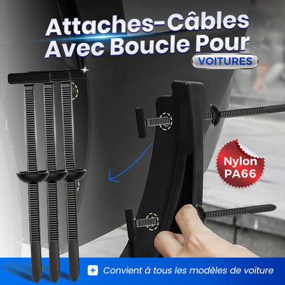 💥🧷 Boucle universelle en nylon pour câble – Serrage rapide, fiable et durable