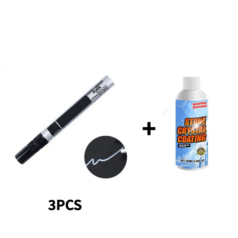 Stylo de restauration pour pierre tombale – Facile à utiliser, résultat impeccable en un seul geste 🖌️🪦【Offre Flash】