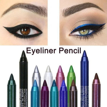 Eyeliner Coloré à longue tenue – Waterproof 24h 💧✨