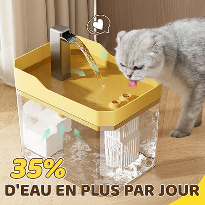 🔥 50% DE RÉDUCTION - Fontaine à Eau Automatique pour Animaux, Capacité 1,5 L, Fonctionnement Silencieux et Écoulement Continu pour une Hydratation Optimale 🐱💧