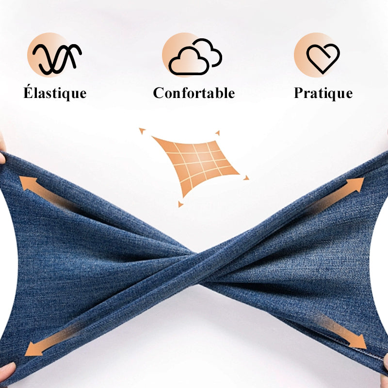 🔥Pantalon stretch à taille haute pour les abdominaux 👖 + extensible à 360° pour une silhouette plus mince