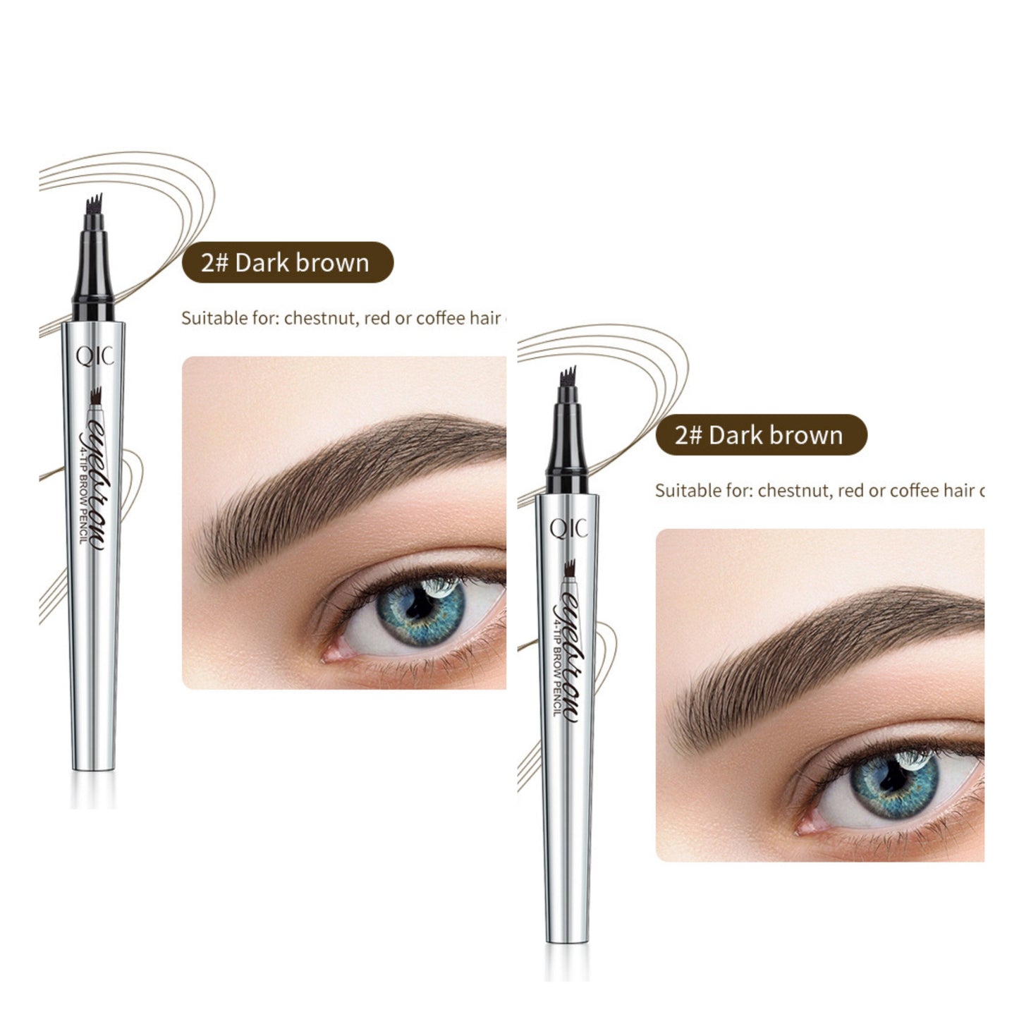 Offre spéciale 1 acheté, 1 offert — Crayon à sourcils 3D waterproof pour des sourcils définis et résistants à l'eau