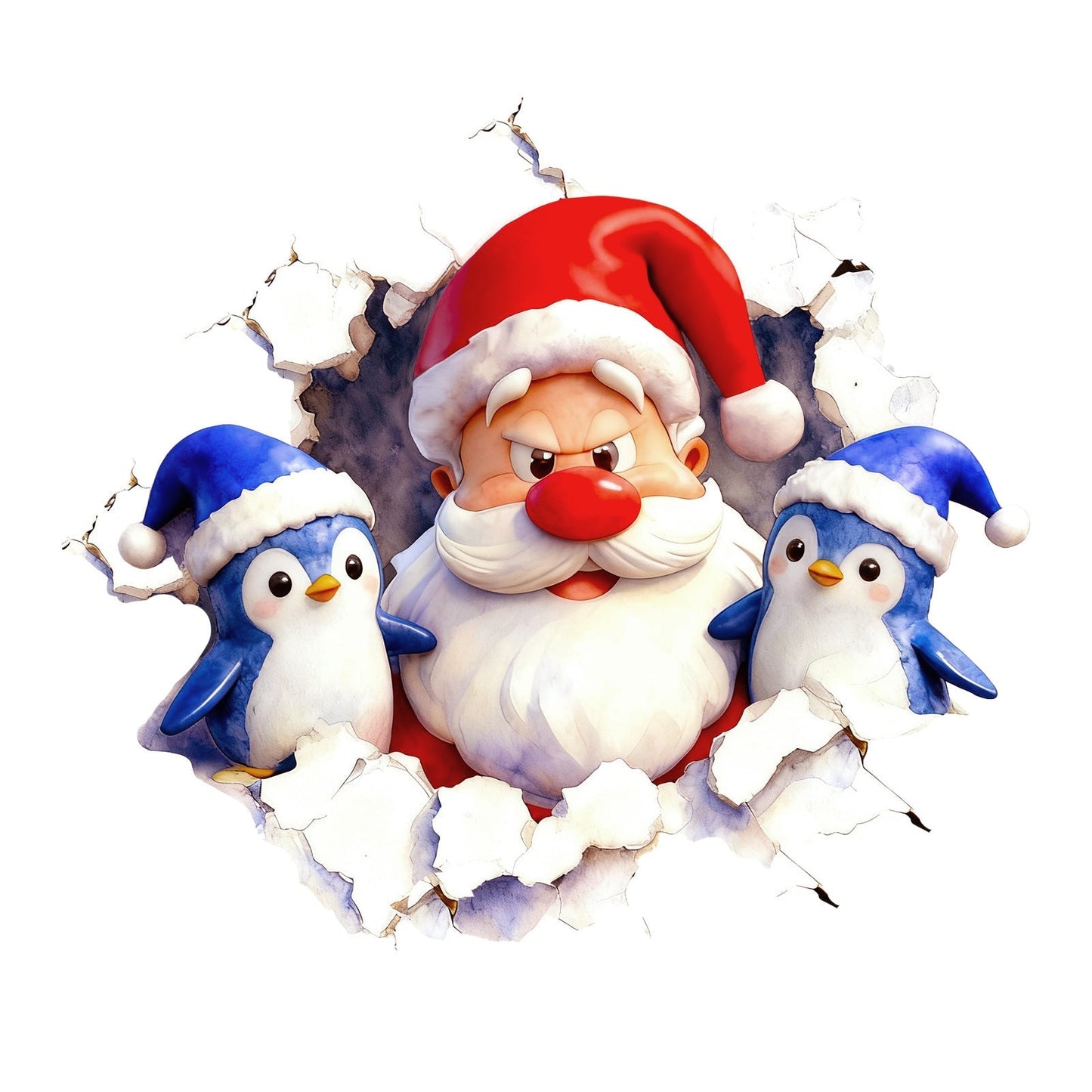 🎅Soldes de Noël 50 % DE RÉDUCTION !!🎁Autocollants muraux créatifs de Noël