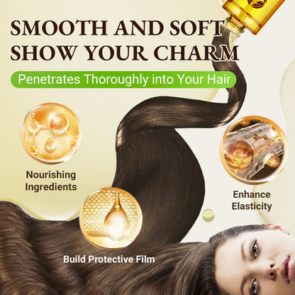 Huile capillaire nourrissante intensive en spray — soin rapide, brillance et force des cheveux