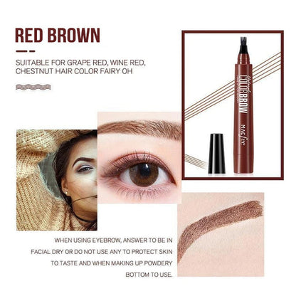 🔥Crayon à sourcils 4-End Natural — créez rapidement des sourcils élégants et parfaitement définis🔥
