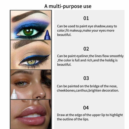 Eyeliner Coloré à longue tenue – Waterproof 24h 💧✨