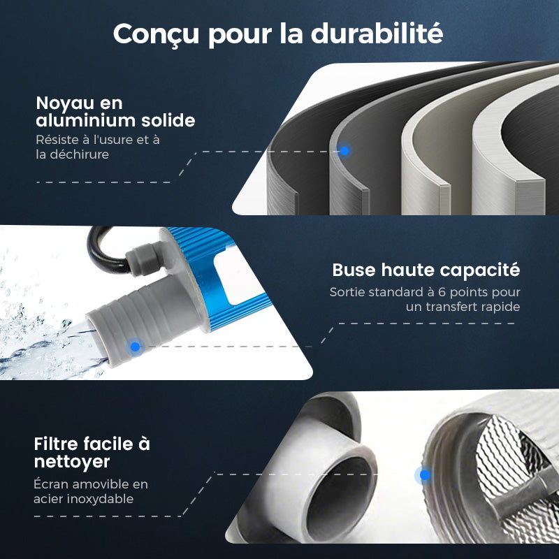 51% de réduction ! Ensemble Pompe à Huile et Eau Haute Puissance — Performances Élevées, Portable et Multifonctionnel 💪🔋✨