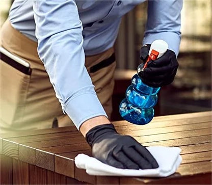 Gants jetables en nitrile noir – 100 pièces, sécurité et hygiène pour le nettoyage domestique
