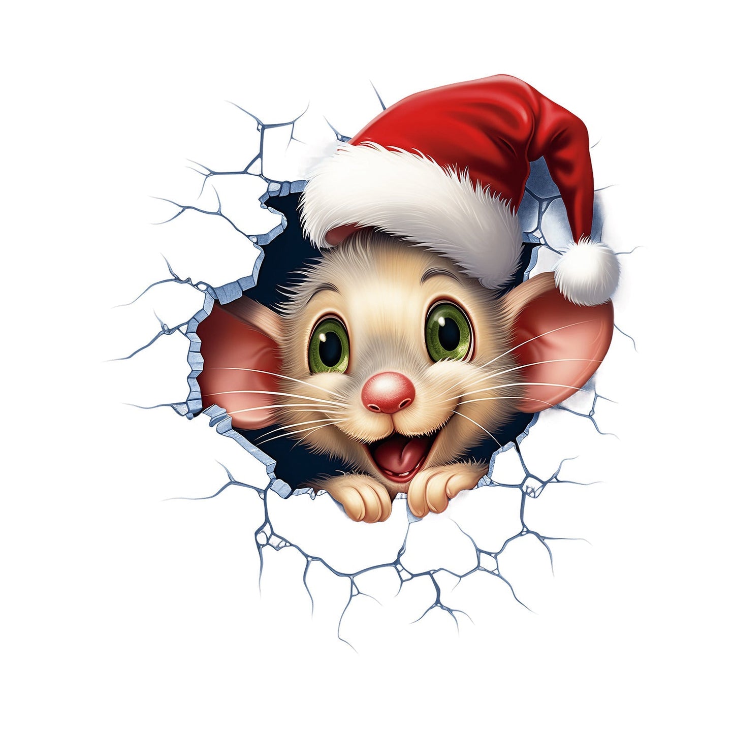 🎅Soldes de Noël 50 % DE RÉDUCTION !!🎁Autocollants muraux créatifs de Noël