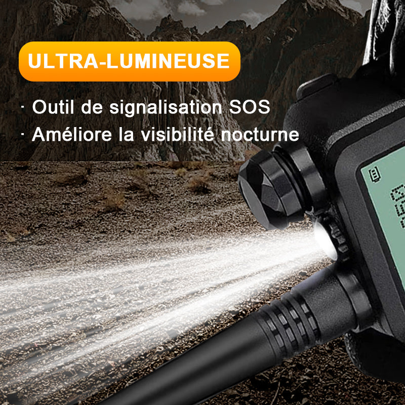 Radio amateur UV-5R longue portée – Walkie-Talkie double bande bidirectionnel