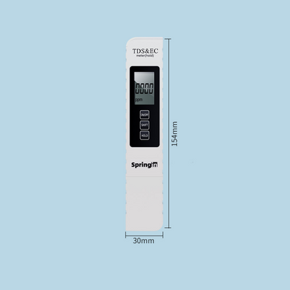 Testeur de Qualité d'Eau 3 en 1 – Mesure TDS, EC et Température (Vente Directe d'Usine)