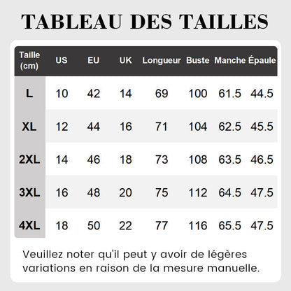 ✈️Offre spéciale🔥Haut Chaud Isolé en Polaire pour Hommes avec Col de Chemise