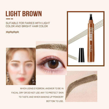 🔥Crayon à sourcils 4-End Natural — créez rapidement des sourcils élégants et parfaitement définis🔥