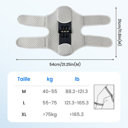 Genouillère ajustable de protection du genou pour le sport
