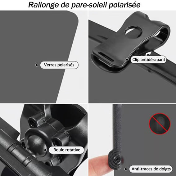 🔥Pare-soleil de voiture avec protection anti-éblouissement polarisée