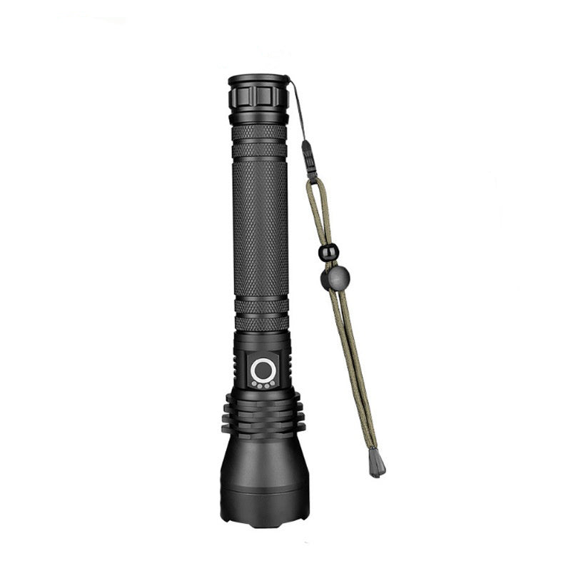 Lampe de poche tactique LED rechargeable avec laser - 90 000 lumens ultra-puissants ⚡