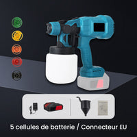 ⏳ Offre Spéciale à Durée Limitée ⏰ Pistolet à Peinture Électrique Sans Fil — Puissant, Léger et Pratique 🔫
