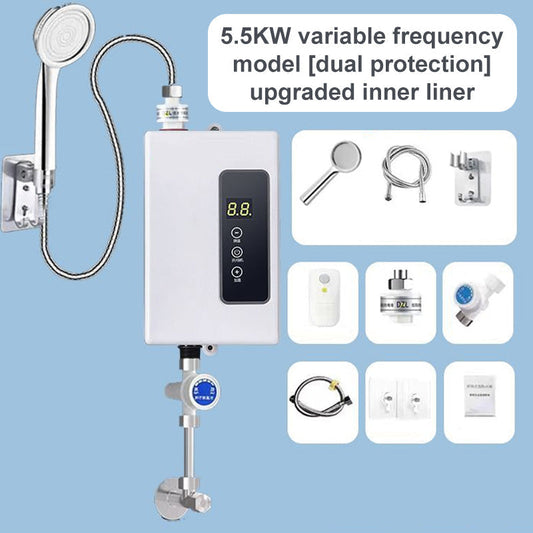 🔥50% DE RÉDUCTION ! ✨ Chauffe-eau Instantané sans Réservoir - Design Compact avec Contrôle de Température Numérique pour Économie d'Énergie ⚡🚿