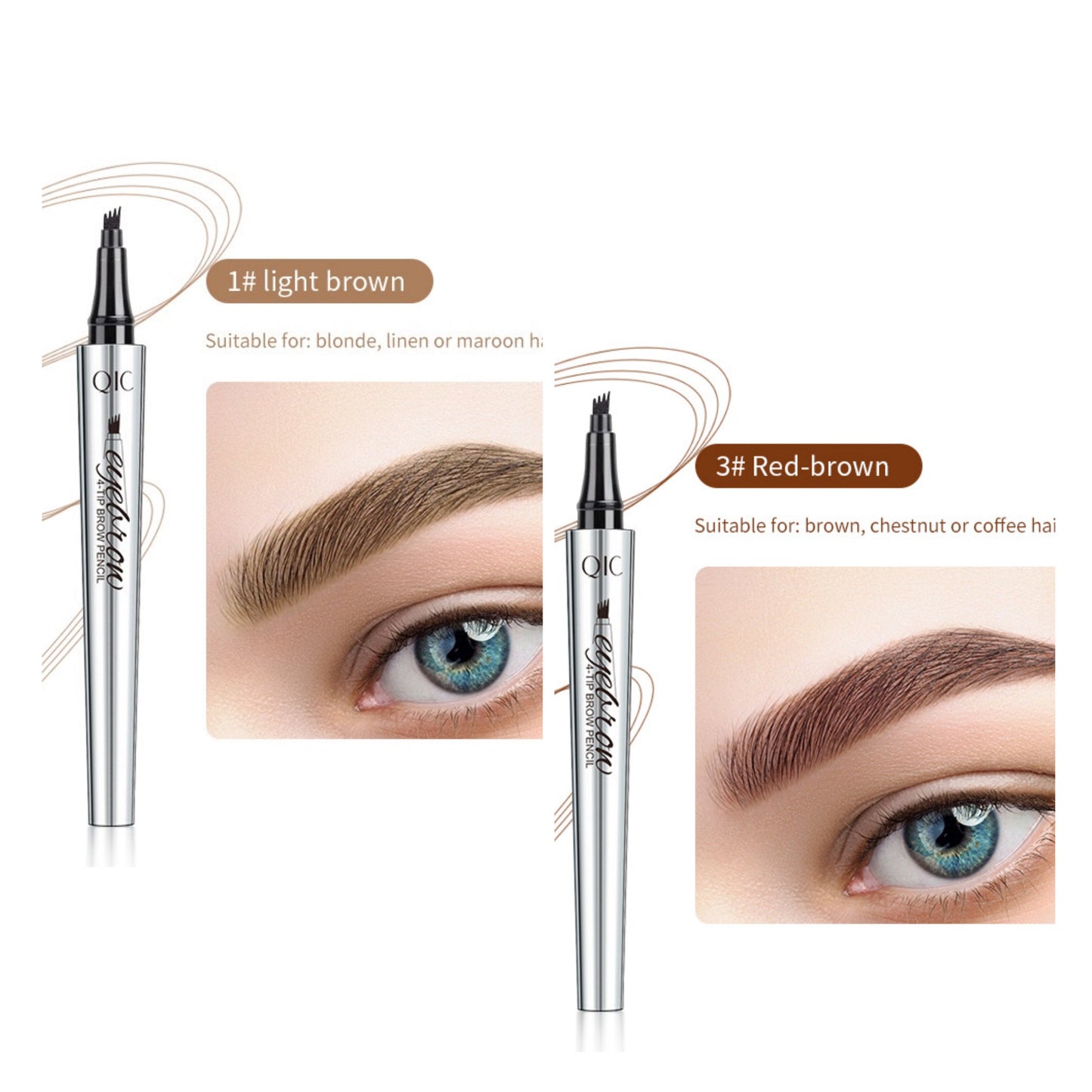 Offre spéciale 1 acheté, 1 offert — Crayon à sourcils 3D waterproof pour des sourcils définis et résistants à l'eau