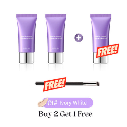 ✨ Perfect Cover Serum BB Cream – BB crème enrichie d’un sérum au lysat de ferment de bifida pour une couvrance parfaite
