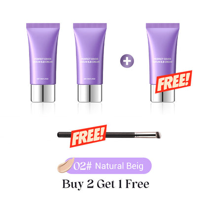 ✨ Perfect Cover Serum BB Cream – BB crème enrichie d’un sérum au lysat de ferment de bifida pour une couvrance parfaite
