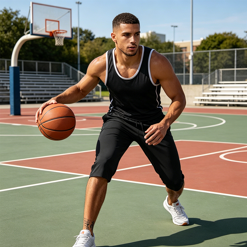🩳 -50 % pour une durée limitée ! 💨 Pantalon capri de sport à séchage rapide pour homme – extensible, poches avec fermeture éclair, polyvalent 🏃‍♂️