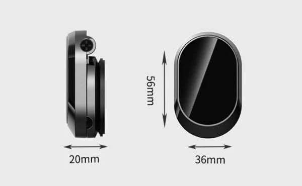 Support magnétique pour téléphone en voiture – pliable et amélioré, fixation fiable
