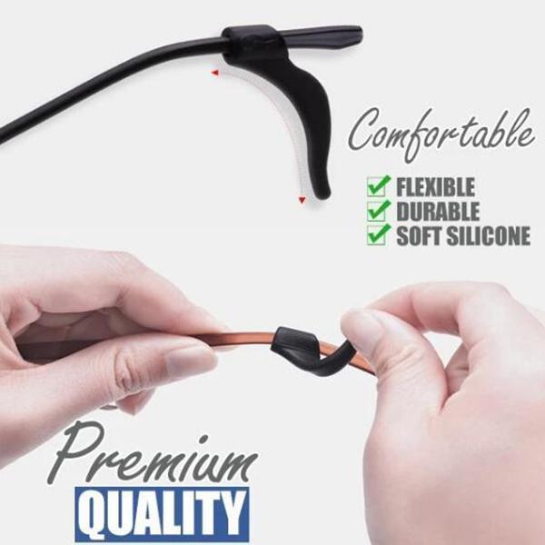 Nouvelle Version 2026 – Élastiques Anti-Glisse pour Lunettes | Confort et Adhérence Optimisés | Offre: 1 acheté = 3 offerts