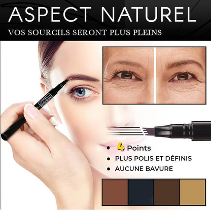 🔥Crayon à sourcils 4-End Natural — créez rapidement des sourcils élégants et parfaitement définis🔥