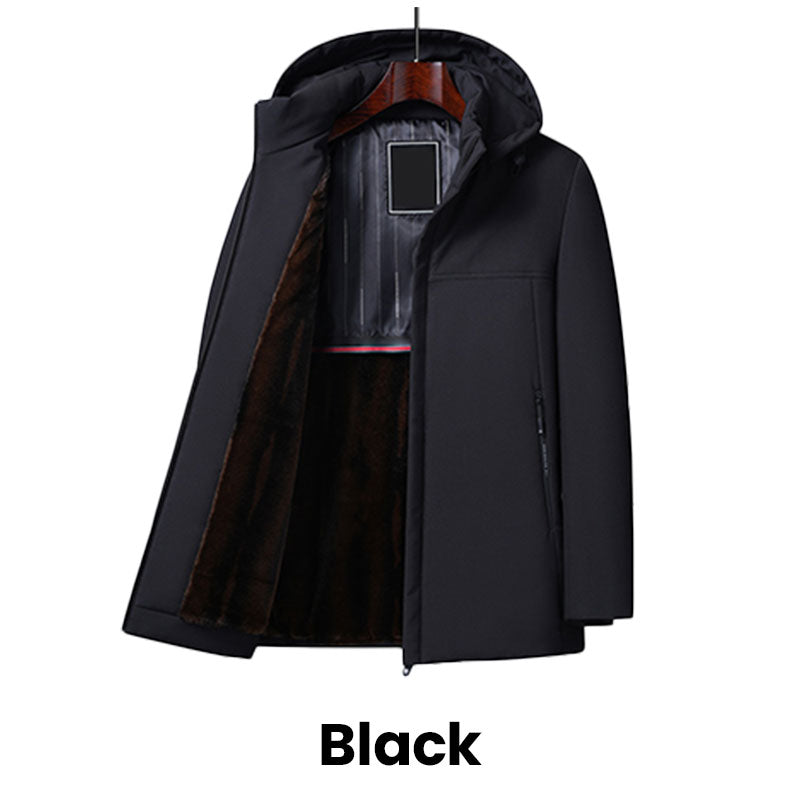 ❄️Offres spéciales hiver❄️Parka thermique épaisse à capuche pour homme