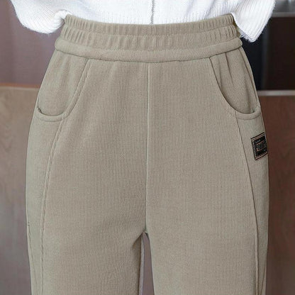 🔥 50% DE RÉDUCTION! 💫 PANTALON CHAUD FEMME - Taille Haute & Doublure Polaire, Confort Optimal pour L'Hiver, Idéal pour Sport et Loisirs ❄️👖