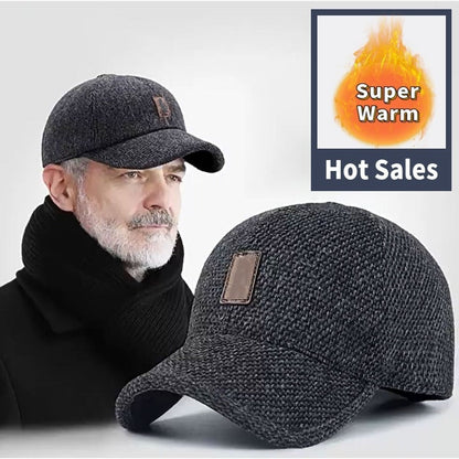 🔥Acheter 1 Obtenez 1 Gratuit💝Le cadeau idéal pour les personnes âgées !-Casquette de baseball légère et chaude pour l'hiver🎅