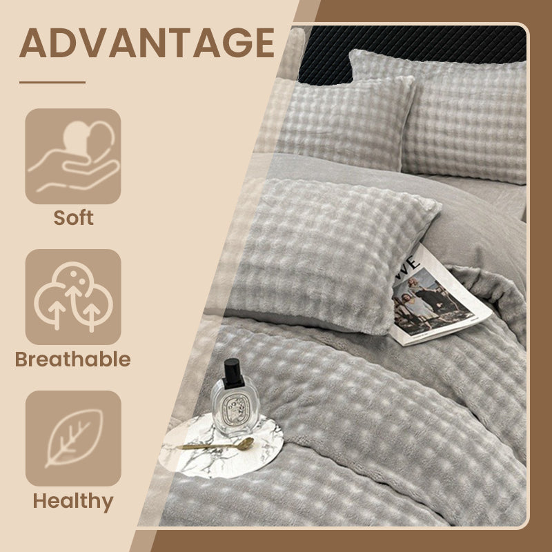 ⚡ Promo exceptionnelle – 69% de réduction : Ensemble de Couette en Velours Lait 1800F avec Housse et Fermeture Éclair pour une Chaleur Douce et un Confort Inégalé cet Hiver ❄️✨