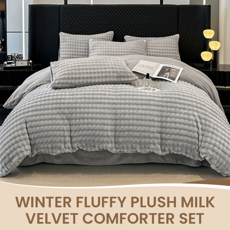 ⚡ Promo exceptionnelle – 69% de réduction : Ensemble de Couette en Velours Lait 1800F avec Housse et Fermeture Éclair pour une Chaleur Douce et un Confort Inégalé cet Hiver ❄️✨