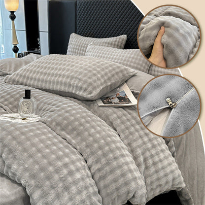 ⚡ Promo exceptionnelle – 69% de réduction : Ensemble de Couette en Velours Lait 1800F avec Housse et Fermeture Éclair pour une Chaleur Douce et un Confort Inégalé cet Hiver ❄️✨