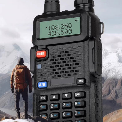 Radio amateur UV-5R longue portée – Walkie-Talkie double bande bidirectionnel