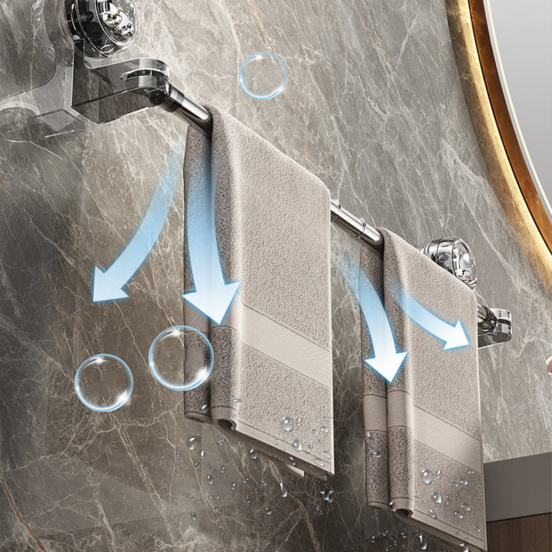 🛁✨ Light Luxury No-Punch — Barre porte-serviettes rétractable à ventouse, design léger et sans perçage
