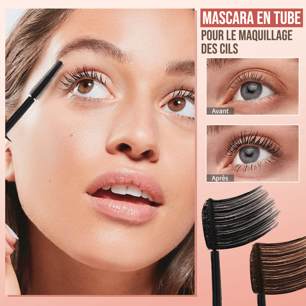 💄 Offre duo : Achetez 1, Obtenez 1 gratuit – Mascara waterproof et flexible pour une tenue longue durée, sans paquets et un volume naturel qui sublime le regard 👁️