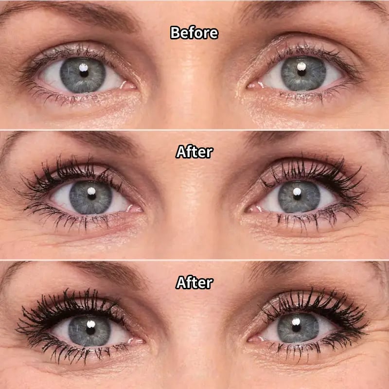💄 Offre duo : Achetez 1, Obtenez 1 gratuit – Mascara waterproof et flexible pour une tenue longue durée, sans paquets et un volume naturel qui sublime le regard 👁️