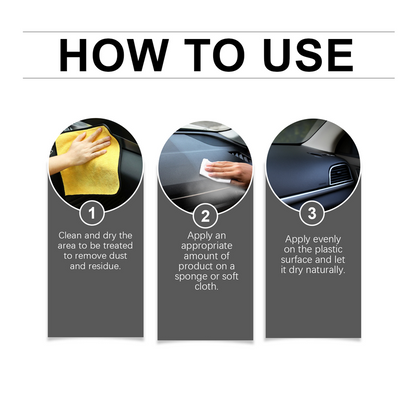 📢🚗Nettoyant multifonction avec polissage protecteur pour intérieur de voiture✨