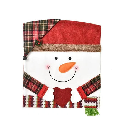 Housse de chaise Noël – Déco festive et élégante pour vos tables de fête