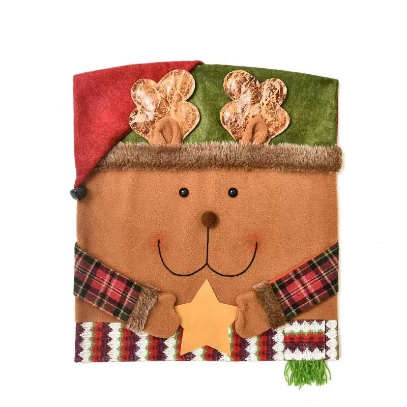 Housse de chaise Noël – Déco festive et élégante pour vos tables de fête