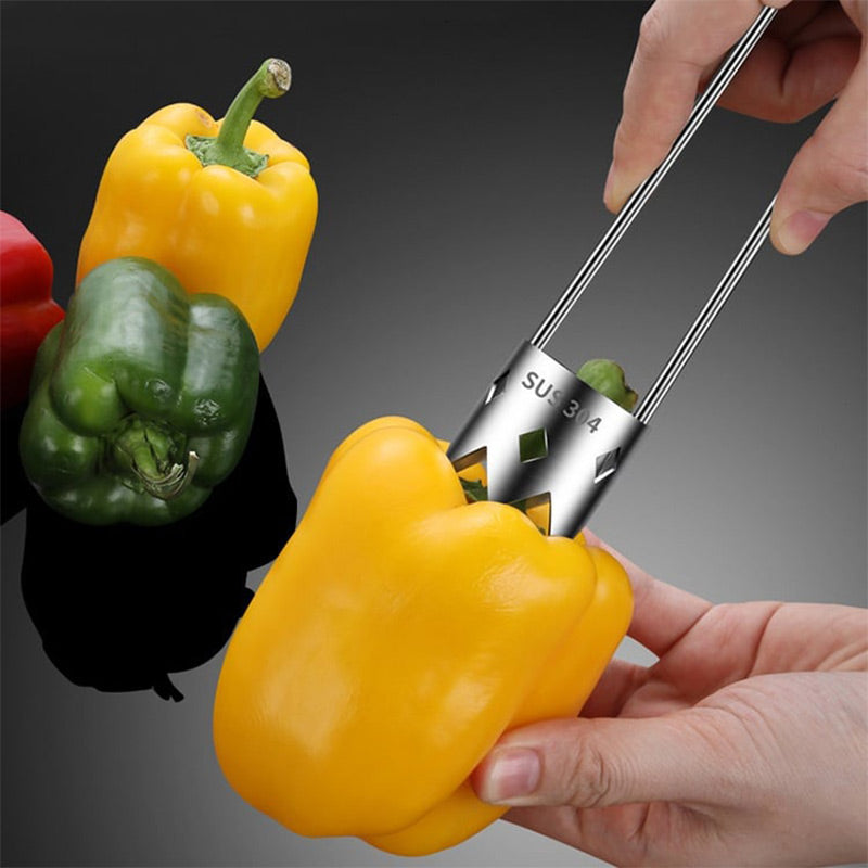 Promo Éclair : Extracteur Universel de Noyaux de Fruits en Acier Inoxydable 🍎🍏
