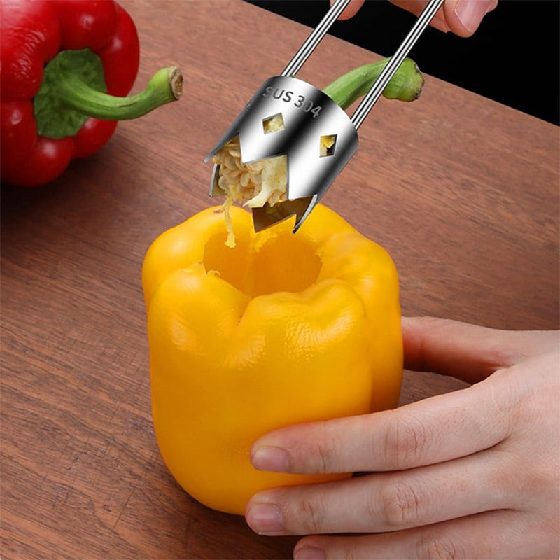 Promo Éclair : Extracteur Universel de Noyaux de Fruits en Acier Inoxydable 🍎🍏